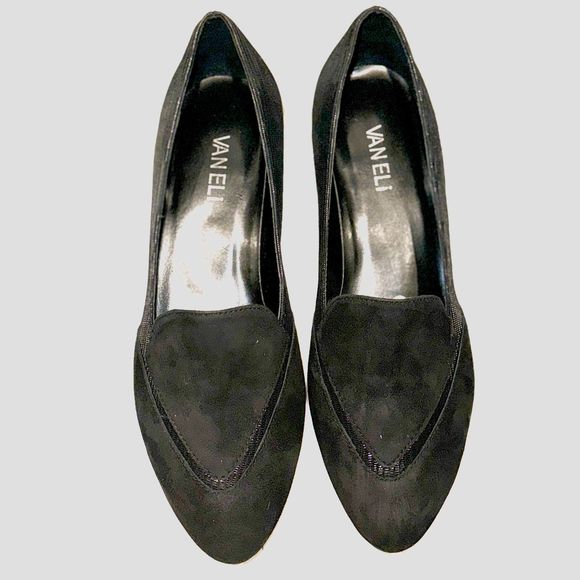 VANEL ASTYR BLACK PRINT - Women's Size 7W - Picture 2 of 10